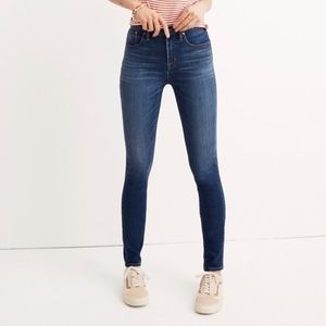 Madewell 10 inch high riser skinny - danny wash